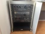 AKAI audioset + 2 geluidsboxen, Audio, Tv en Foto, Stereo-sets, Ophalen, Gebruikt, Cassettedeck, Akai