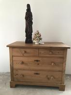 commode oud  grenen, Huis en Inrichting, Ophalen, Gebruikt, 100 tot 150 cm, 3 of 4 laden