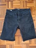 Jack & Jones Zwarte Spijkershorts (maat M), Zwart, W32 (confectie 46) of kleiner, Ophalen of Verzenden, Gedragen