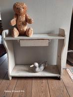 Klompenbankje Bankje Zitje Bijzettafel Brocante Landelijke, Ophalen of Verzenden