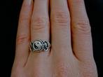 Zilveren 925 zilver mooie ring Yin Yang maat 16.25 of 17, Sieraden, Tassen en Uiterlijk, Ringen, Nieuw, Zilver, Verzenden, Overige kleuren