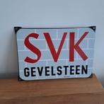 SVK gevelsteen emaille reclamebord, Ophalen of Verzenden, Zo goed als nieuw, Reclamebord