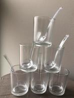 Set van 6 amuseglaasjes met lepeltje, nieuw, Huis en Inrichting, Keuken | Servies, Overige typen, Ophalen of Verzenden, Effen