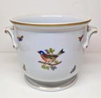 Herend cachepot met grepen, Rothschild single bird decor., Antiek en Kunst, Ophalen of Verzenden