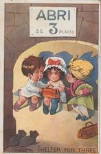 Getekend 1919 schuilplaats voor drie (voor een muis??), Verzenden, Voor 1920, Ongelopen, Overige thema's