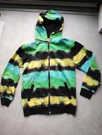 vest mt 170, streep groen/geel/zwart  zgan, Kinderen en Baby's, Kinderkleding | Maat 170, Verzenden, Zo goed als nieuw, Jongen