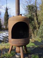 Grote stalen tuinhaard, Ophalen of Verzenden, Gebruikt