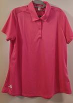 Adidas polo dames maat XL/42 neonroze, Verzenden, Maat 42/44 (L), Nieuw, Korte mouw