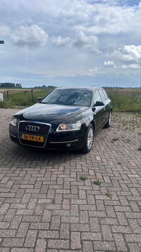 Audi A6 2.4 V6 130KW Avant AUT 2007 Zwart, Auto's, Audi, Bedrijf, A6, ABS, Airbags, Airconditioning, Alarm, Boordcomputer, Centrale vergrendeling