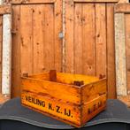 Kist veilingkist krat K.Z.IJ hout fruit 56 x 37 x 26,5 Smits, Huis en Inrichting, Minder dan 50 cm, Minder dan 50 cm, Gebruikt