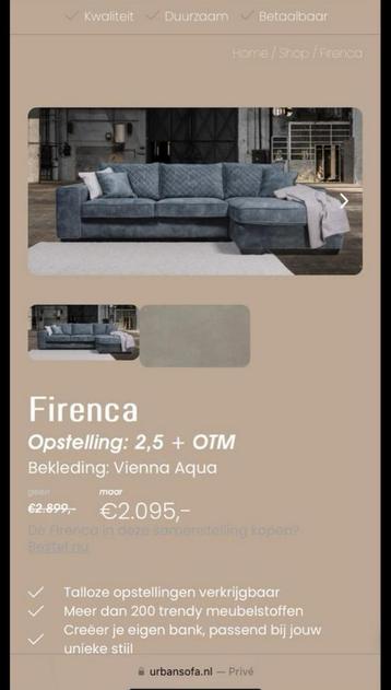 Urbansofa Hoekbank - Z.G.A.N. beschikbaar voor biedingen