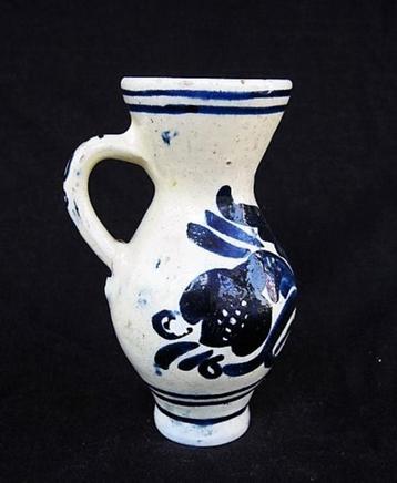 Korond - Kruik in blauw-wit (6) beschikbaar voor biedingen