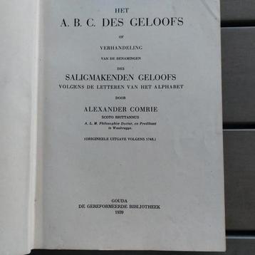 Het A.B.C. des geloofs door Alexander Comrie beschikbaar voor biedingen