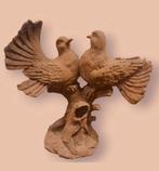 Beeld Duiven Tortelduifjes Nieuw Gietijzer, Verzamelen, Beelden en Beeldjes, Ophalen of Verzenden, Nieuw, Dier