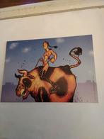 RODEO. LADY RIDING BUL. - M8CHIKO STEHRENBERGER, Ophalen of Verzenden, 1980 tot heden, Sterren en Beroemdheden