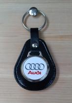 AUDI Sleutelhanger met logo . Zwart leer, Auto-onderdelen, -, -, Nieuw, -