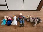 Frozen Knuffel Set - Elsa, Anna, Olaf, Kristoff & Sven, Ophalen of Verzenden, Zo goed als nieuw, Overige typen