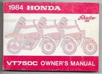 Honda VT750 C Shadow manual notice model 1984 (023v), Ophalen of Verzenden, Honda