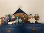 Kerstgroep +stal ., Hout. Handwerk € 125, Diversen, Kerst, Ophalen of Verzenden, Nieuw