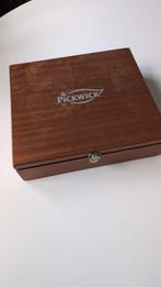 Vintage Pickwick Theedoos Hout, Ophalen, Minder dan 50 cm, Gebruikt, Minder dan 50 cm