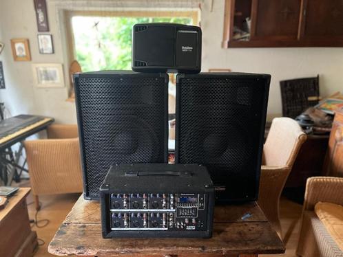 SubZero Muziek System met een complete concert set, Muziek en Instrumenten, Versterkers | Keyboard, Monitor en PA, Zo goed als nieuw