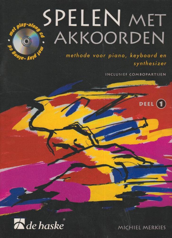 MICHIEL MERKIES - SPELEN MET AKKOORDEN - deel 1 + CD, Muziek en Instrumenten, Bladmuziek, Gebruikt, Artiest of Componist, Populair