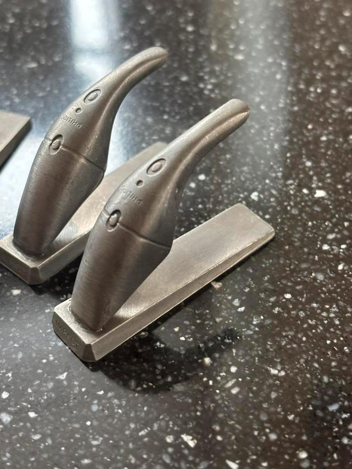 Bijzondere 3x tinnen Philips kruimeldieven, Antiek en Kunst, Antiek | Tin, Ophalen of Verzenden