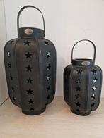 2 Mooie Lantaarns evt. voor kerst., Huis en Inrichting, Woonaccessoires | Kandelaars en Kaarsen, Ophalen, Metaal