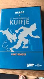 Dvd de 21 avonturen van Kuifje, Alle leeftijden, Ophalen of Verzenden, Zo goed als nieuw, Europees