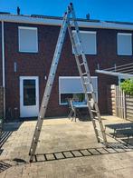 2 delige ladder a 14 treden, Doe-het-zelf en Verbouw, Ladders en Trappen, Ophalen, Gebruikt, 4 meter of meer
