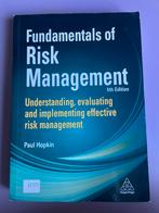 Fundamentals of Risk Management - Paul Hopkin, Ophalen of Verzenden, Zo goed als nieuw, Management