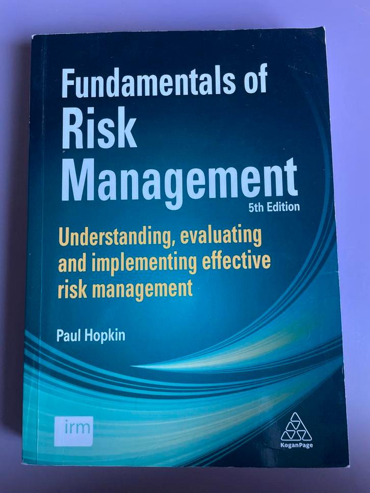 Fundamentals of Risk Management - Paul Hopkin, Boeken, Economie, Management en Marketing, Zo goed als nieuw, Management, Ophalen of Verzenden