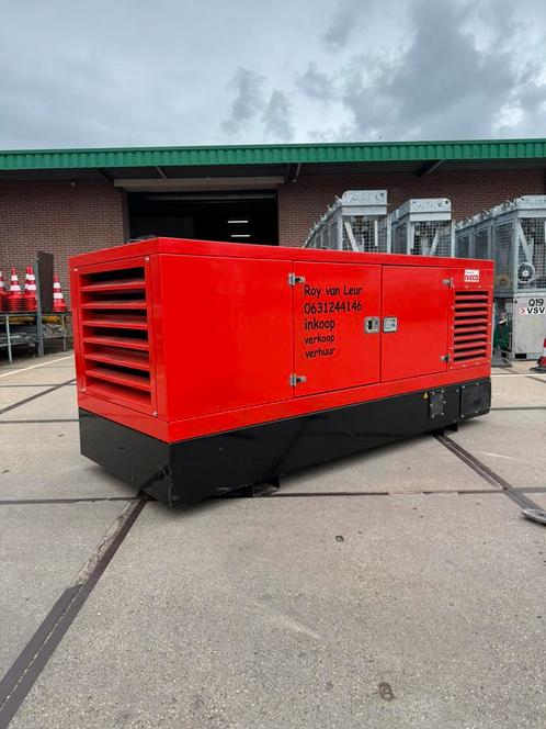 Iveco 63kva aggregaat, Doe-het-zelf en Verbouw, Aggregaten, Dieselolie, 30 kVA of meer, Elektrisch startend, Geluidgedempt, Ophalen