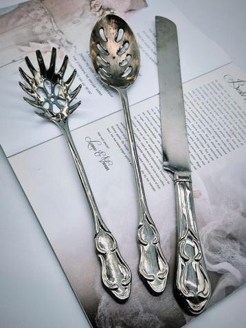 Verzilverd bestek Royal Limited 1995 - 3 delig beschikbaar voor biedingen