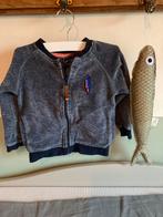 Vestje Tumble ‘n Dry d.blauw velour mt 80, Tumble 'n Dry, Truitje of Vestje, Ophalen of Verzenden, Zo goed als nieuw