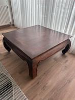 Houten salontafel vierkant MOET ZSM WEG, Ophalen, 50 tot 100 cm, 100 tot 150 cm, Zo goed als nieuw
