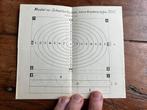 Nederlands mobilisatie schiet schijf formulier hembrug m95, Verzamelen, Militaria | Tweede Wereldoorlog, Ophalen of Verzenden