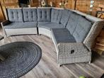 Intratuin Hoekbank 3-delig - Verstelbare Leuningen!, Tuin en Terras, Ophalen, 5 zitplaatsen, Zo goed als nieuw, Loungeset