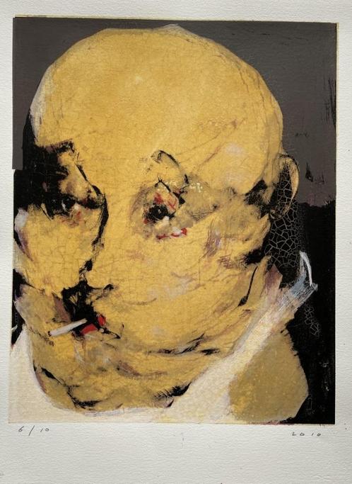 Lita Cabellut - "A la Mesa" - serie van vier zeefdrukken, Antiek en Kunst, Kunst | Litho's en Zeefdrukken, Ophalen of Verzenden