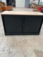 Archiefkast zwart laag 120cm breed, Huis en Inrichting, Kasten | Roldeurkasten en Archiefkasten, Ophalen, Gebruikt, 100 tot 150 cm