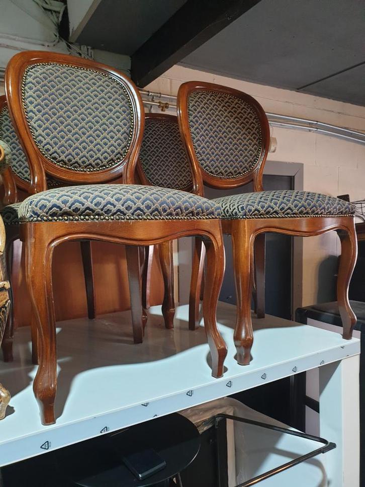 Antieke stoelen set van 4, Antiek en Kunst, Antiek | Meubels | Stoelen en Banken, Ophalen