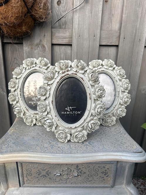 3 Fotolijstjes met Rozen, Huis en Inrichting, Woonaccessoires | Lijsten, Zo goed als nieuw, Minder dan 50 cm, Overige materialen