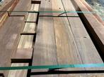 Hardhout–Azobe–palen–regels-onderslagen-balken-48x142 mm, Tuin en Terras, Palen, Balken en Planken, Ophalen, Palen, Nieuw, Hardhout