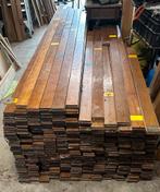 Massief hardhout parket, Gebruikt, 50 tot 150 cm, 10 m² of meer, Hout