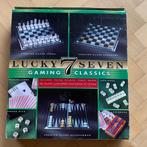 Lucky 7 Seven gaming classics: backgammon, schaken e.a., Hobby en Vrije tijd, Gezelschapsspellen | Bordspellen, Zo goed als nieuw