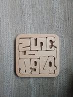 Ikea houten cijferpuzzel 1-9, 2 tot 4 jaar, Ophalen of Verzenden, Zo goed als nieuw, Van hout