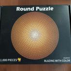 Hele leuke Ronde puzzel 1000 st zgan, Ophalen of Verzenden, 500 t/m 1500 stukjes, Zo goed als nieuw, Legpuzzel