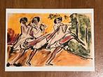 Ernst Ludwig Kirchner - Drie Danseressen, Ophalen of Verzenden, 1980 tot heden, Ongelopen, Ambachten of Beroep