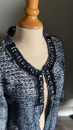 Jeff zomerjas met stenen boucle, Ophalen of Verzenden, Zo goed als nieuw, Maat 38/40 (M), Blauw