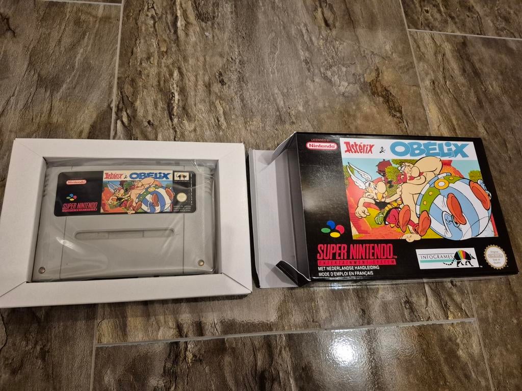 Super Nintendo snes asterix en obelix, Spelcomputers en Games, Games | Nintendo Super NES, Ophalen of Verzenden